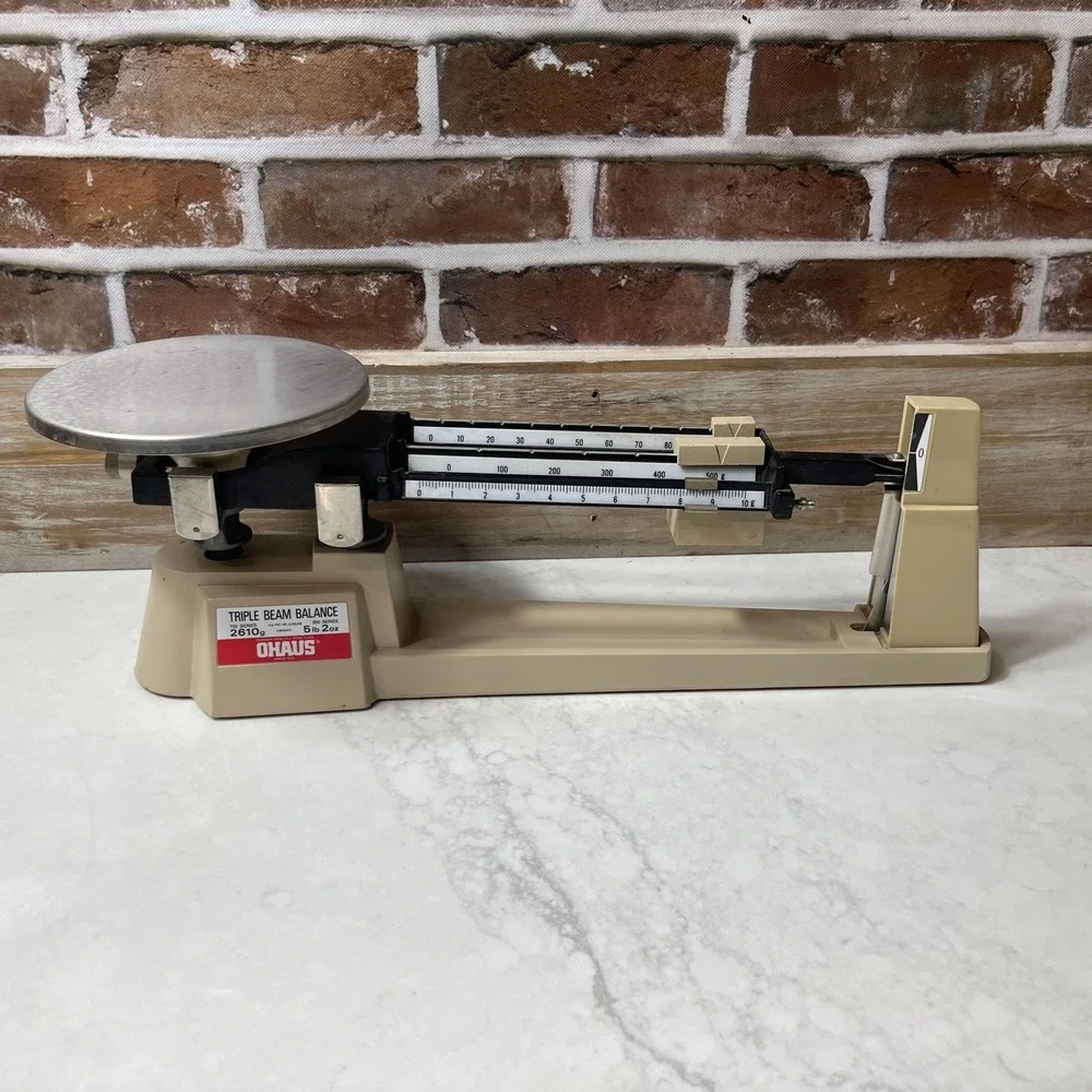 OHAUS TRIPLE BEAM BALANCE 700 / 800 SERIES 2610g 5lb 2oz CAPACITY SCALE